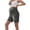 Dark Gray, variant on Women Maternity Shorts Over Belly Stretchy Pregnancy Yoga Shorts Summer Soft Breathable Workout Trousers Dark Gray L