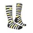 thumbnail image 3 of Daiia Sports Socks Lemon Printed Novelty Crew Socks for Men Women Knee High Socks Cotton Socks Soft & Breathable Support Unisex Socks, 3 of 9