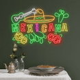 thumbnail image 2 of Glowneon Colorful Mexicana Neon Sign, Long-lasting Lights Wall Decor, 2 of 4