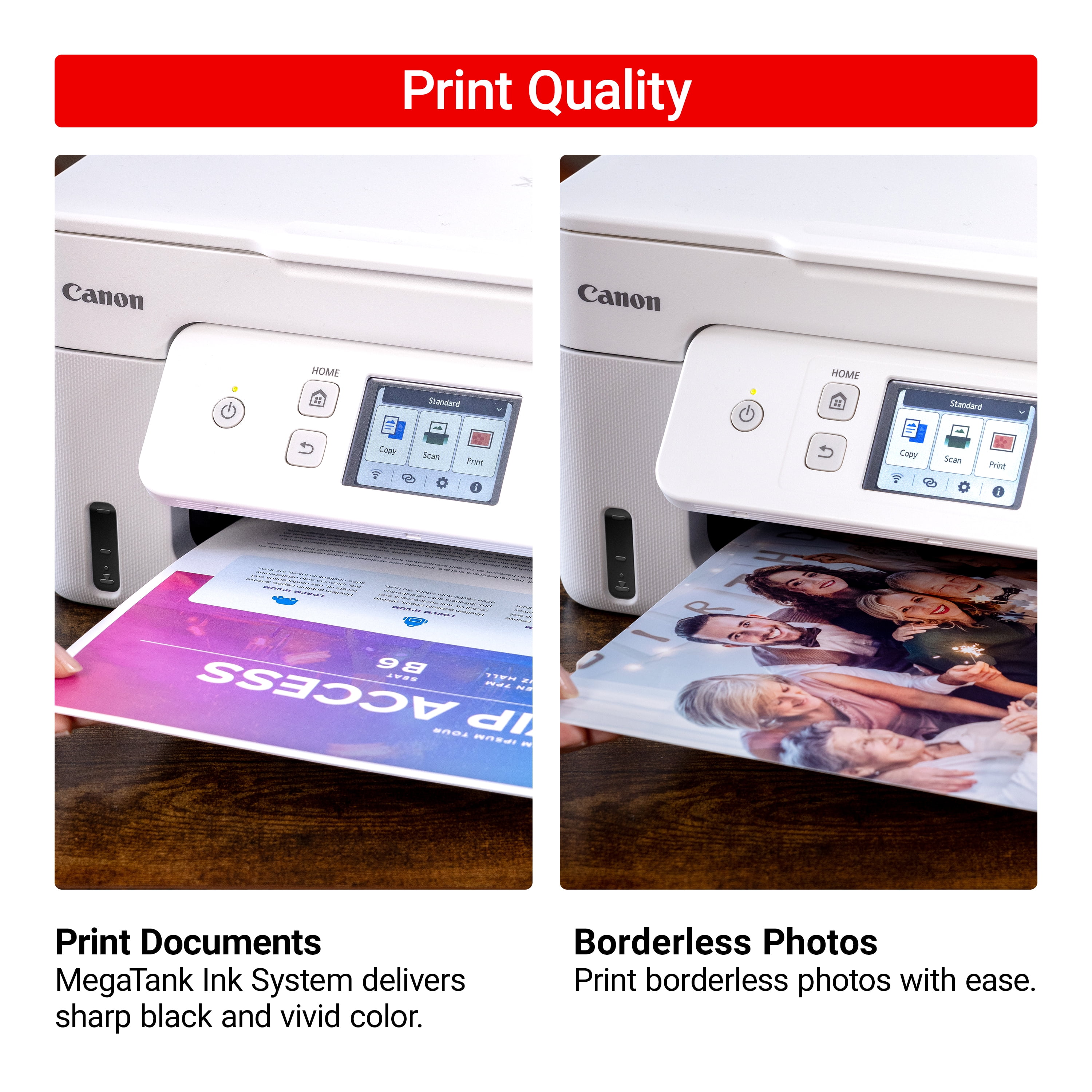 Canon MegaTank G3290 All-in-One Wireless Printer | Print, Copy Scan | Mobile Printing |2.7" Color Touchscreen | Duplex