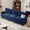 Blue, variant on 94" Sofa for Living Room, 3 Seater Couch with Deep Seat, Modern Comfy Corduroy Couches for Apartment Small Space, Black