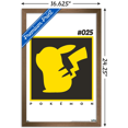 thumbnail image 3 of Pokemon - Pikachu Simple 25 Wall Poster, 14.725" x 22.375" Framed, 3 of 6