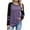 Purple_Christmas Gift for Womnen, variant on Fanxing Womens Pullover Sweaters Color Block Crewneck Knit Tunic Tops Cozy Soft Long Sleeve Jumper Tops Army Green 2XL