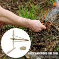thumbnail image 3 of Bow Drill Friction Fire Starter Firemaking Tools Outdoor Survival Props, 3 of 6