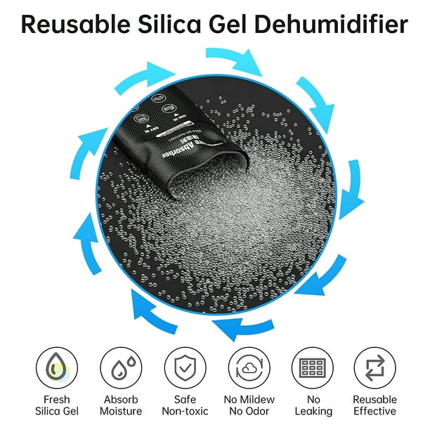 Déshumidificateur de voiture Réutilisable Anti Humidité Condensation  Absorbant Sac Dessiccant