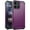 Dark Purple, variant on For Moto G 5G 2025/2026 / G PLAY 2026 Premium Tough Lined Design Hybrid Case Cover - Black