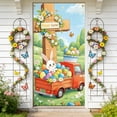 thumbnail image 1 of Cheapark Rideau de Porte de Pâques Accessoire Décoratif pour Présentation de Fête Lot de 6, 1 of 6