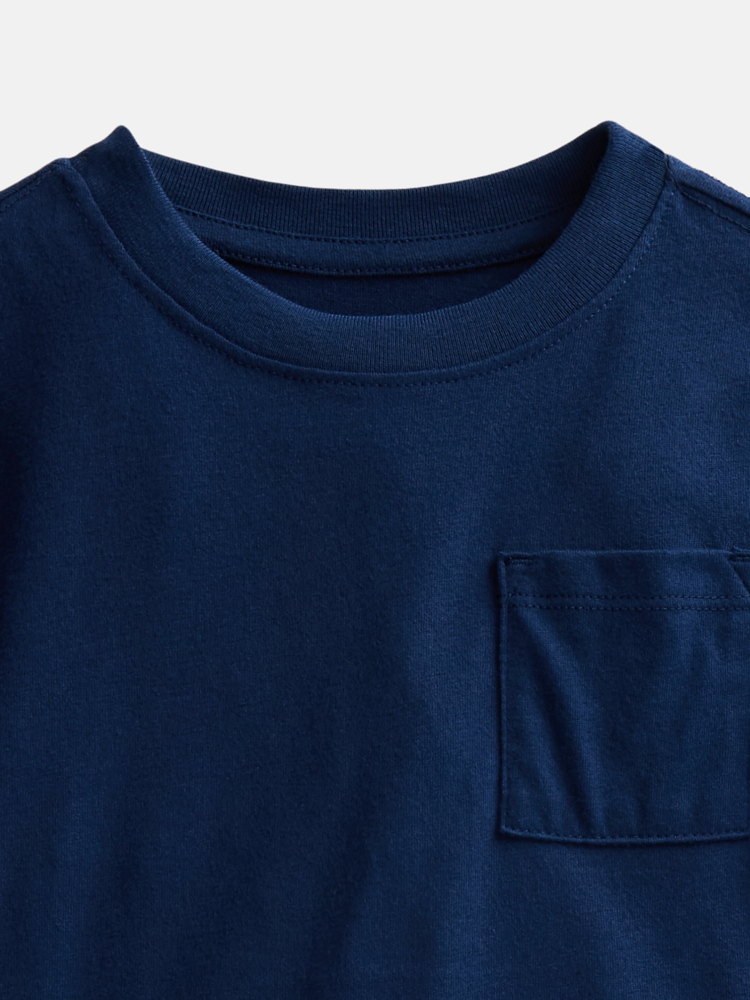Wonder Nation Toddler Boys' Pocket Tee with Short Sleeves, Sizes 0M-5T
