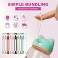 thumbnail image 5 of Data Cable Organizer Reusable Silicone Organizer, 2025 Multipurpose Cable Ties Organizer, Elastic Cord Organizer for Bundling and Fastening Cable Travel Essentials, 5 of 6