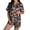 Black, variant on Matching Family Christmas Pajamas Women's Pajama Set Short Sleeve Cozy Printed Pajama Shorts Nightwear Fall Winter Outfits Relaxed Fit Classic Style