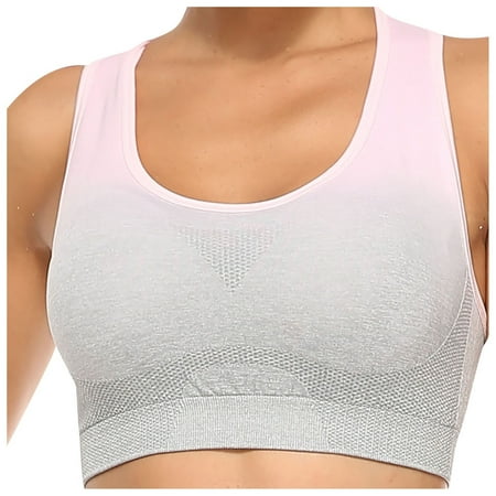 

WomanSports Bra Without Steel RingsYoga Vest Lingerie Underwear White0