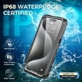 thumbnail image 2 of Hertekdo iPhone 15 Pro Case, IP68 Waterproof Case for iPhone 15 Pro Magnetic,Impact Resistant TPU+PC, 2 of 8