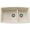 Coal Black, variant on Blanco 441310 Performa 33" Undermount Double Basin Silgranit Kitchen Sink - White