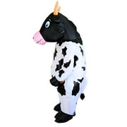 PTS Inflatable Costume Adult, Blow Up Cow Costume for Halloween Inflatables Cosplay Party