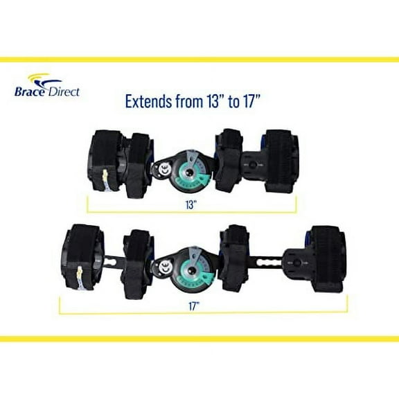 Brace Direct Adjustable Post-Op Rehabilitation ROM Hinged Elbow Brace with Shoulder Sling Stabilizer for Post-Op, Surgery Recovery, Ligament and Tendon Repairs and Dislocations