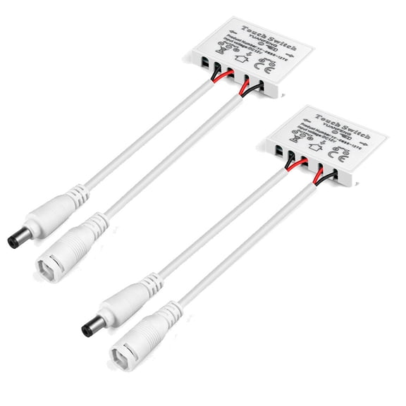 2x Home Light Touch Switch 12V Bathroom Smart Mirror Touch Sensor Control Switch