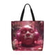 thumbnail image 1 of Balery Surreal Pink Headphones Bolsa de Mano para Mujeres con Cremallera, Bolsa de Gimnasio con Compartimentos, Bolsa para Laptop, Bolsa para Trabajo, 1 of 7