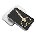 thumbnail image 7 of LIVINGO Nose Hair Scissors for Men Safety Curved Rounded Tip Stainless Steel, 3.75 inches Gold, 7 of 7