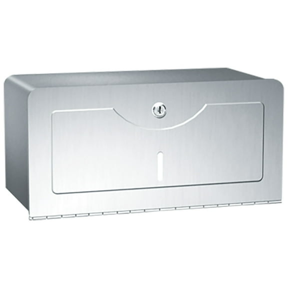 Asi 0245 Surface Mounted Single-Fold Paper Towel Dispenser - Stainless Steel