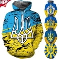 thumbnail image 4 of Sudadera con capucha con estampado 3D de bandera para hombres y mujeres, estilo informal, con temática patriótica y personalidad, estilo urbano, 4 of 5