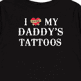 thumbnail image 4 of Inktastic I Love My Daddy's Tattoos Boys or Girls Long Sleeve Toddler T-Shirt, 4 of 5