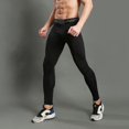thumbnail image 4 of Pantalones de compresión para hombre, ropa deportiva de secado rápido, mallas para correr, mallas para hombre, pantalones de entrenamiento físico para correr, mallas deportivas para gimnasio, 4 of 5