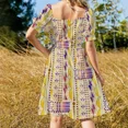 thumbnail image 4 of Robe Sans Manches Parfleche DreamzI Robe Femme Élégante Robes style Coréen, 4 of 5