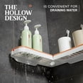 thumbnail image 4 of 1 Pcs Wall Mounted Bathroom Shelf 90° and 180° Rotation Suitable for Washstand or Shower Corner,Orange, 4 of 8