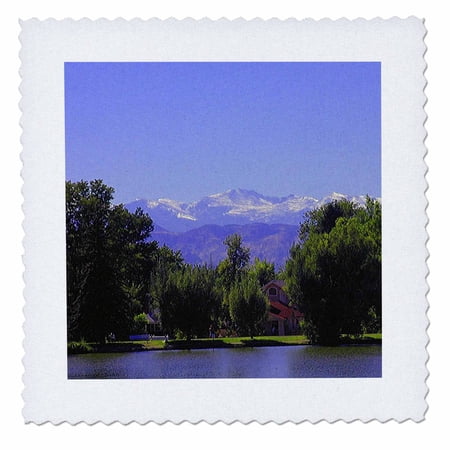 3dRose, Mount Evans Denver Area, 10x10 inch quilt square