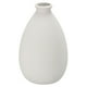 thumbnail image 1 of Jarrón Uxcell, jarrones de cerámica mate pequeños para decoración del hogar, blanco, 1 of 5
