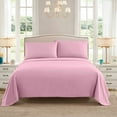 thumbnail image 2 of Sweet Home Collection 1500 Series Bed Sheets - Extra Soft Deep Microfiber Pocket Sheet Set - Pink, Twin, 2 of 6