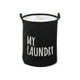 thumbnail image 2 of Bathroom Laundry Basket Basket Hamper Dirty Clothes Basket Sale Compact Laundry Hamper Hamper Foldable Modern Laundry Basket Basket for Laundry, 17.7x13.8in, 2 of 8