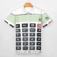 thumbnail image 3 of Calculator Men Zipper T-shirt Summer Casual Short Sleeve T-shirt Top, 3 of 7