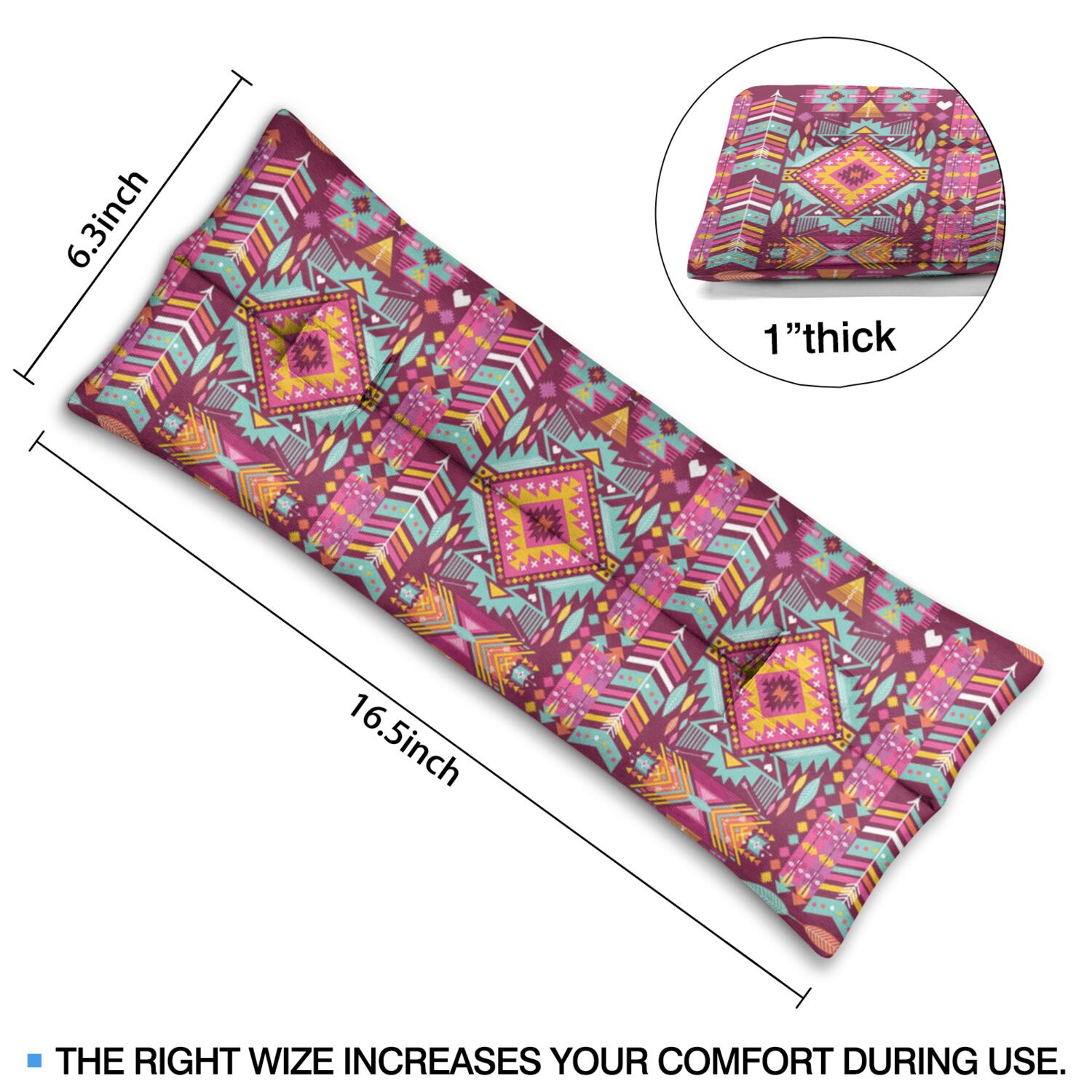 Earthy Tone Post Surgery Seatbelt Pillow - Mastectomy Car Cushion, Soft Recovery Pillow with Double Straps