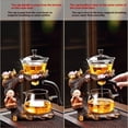 thumbnail image 3 of Glass teapot set with tea tray for instant water brewing, 3 of 7