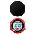 thumbnail image 1 of 2x Reloj despertador digital Reloj digital Reloj despertador controlado por radio a prueba de agua con temporizador y calendario para motocicleta, yat BLESIY Mini reloj digital, 1 of 8