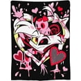 thumbnail image 6 of Hazbin Movie Hotel Blanket Flannel Fleece Throw Blanket Warm Blanket for Couch Decorative Gift Home Decor 40x50, 6 of 6