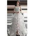 thumbnail image 3 of Short Wedding Dresses Modern Boning Spaghetti Strap A Line Tea Length White Bridal Gown, 3 of 7