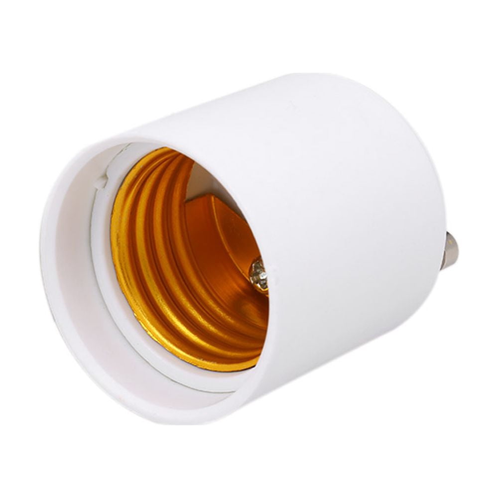 CACAGOO 4 Pcs GU24 to E26 E27 Adapter LED Light Bulb Holder Socket Converter PBT Fireproof Material GU24 Pin Base Fixture to E26 E27 Standard Screw-in Socket
