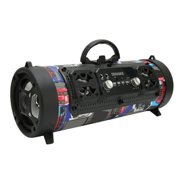 Altavoz Inalámbrico para Exteriores NikouMX Altavoces Bluetooth Graffiti RGB