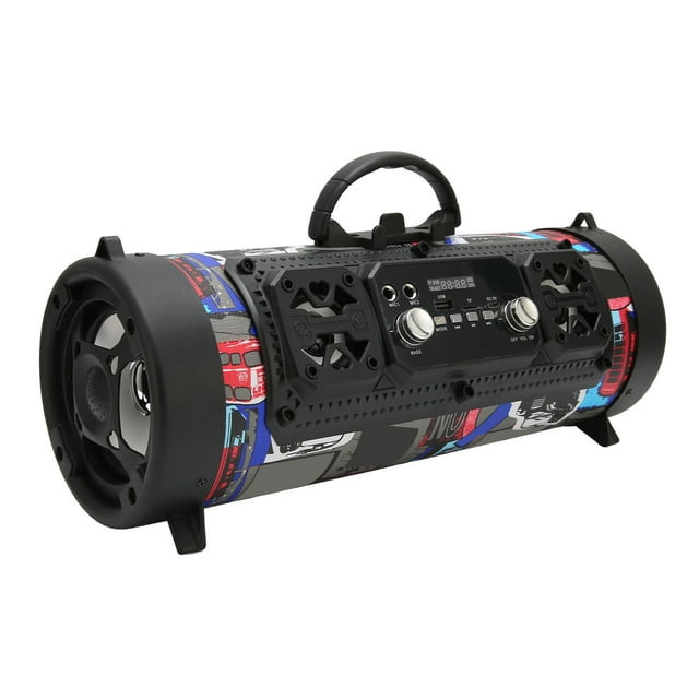 Altavoz Inalámbrico para Exteriores NikouMX Altavoces Bluetooth Graffiti RGB