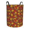 thumbnail image 2 of Daiia Fall Leaves Round Laundry Basket with Handles Thickened Waterproof Circular hamper,Dirty Clothes Storage Basket for Bedroom,Bathroom,College Dorm-Small, 2 of 8