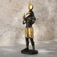 thumbnail image 4 of Veronese Design 11 Inch Thoth Egyptian God of Knowledge Black Gold Resin Statue, 4 of 8