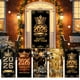 thumbnail image 1 of Tapiz de tela para puerta de Año Nuevo, 35 x 71 pulgadas, poliéster, para decoración de fiestas, para colgar en la puerta principal | Navidad, Nochevieja, aula, invierno, cumpleaños, celebración, 1 of 9