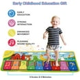 thumbnail image 5 of Kids Musical Mats, Music Piano Keyboard Dance Floor Mat Carpet Animal Blanket Touch Playmat Early Education Toys for Baby Girls Boys, 5 of 6