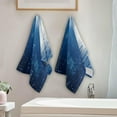 thumbnail image 4 of Dreamtimes Galaxy Soft Hand Towels 2-Piece Absorbent Bath Towel Decorative Fingertip Towels for Bathroom Gym Spa Hotel Beach Swimming Pool,14.4" x 28.3", 4 of 7