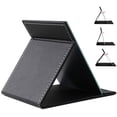 thumbnail image 4 of Protable PU Leather Mirror Folding Desktop Makeup Mirror with Adjustable Stand for Personal Use,Travelling (S, Pink), 4 of 5