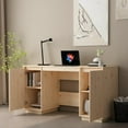 thumbnail image 6 of vidaXL Desk Computer Desk with Storage Cabinet for Home Office Solid Wood Pine, 6 of 44