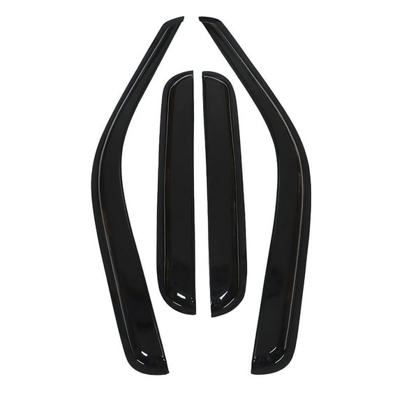 SHZAITOR For 1999-2016 Ford F250/F350/F450 Super Duty Crew Cab Window Visors Rain Guards