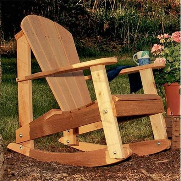 Creekvine Designs  Cedar Adirondack Rocking Chair